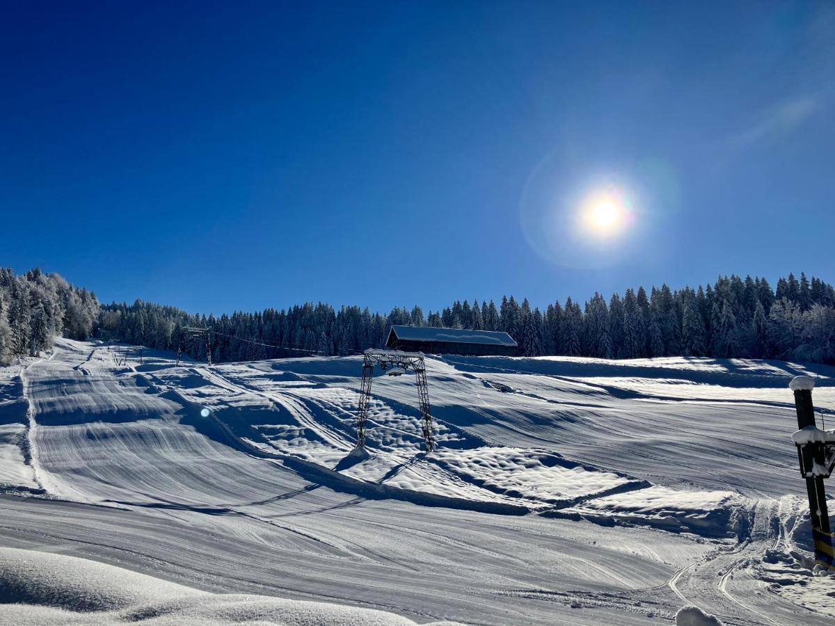 Ferienwohnung Bergblick Am Rande Der Wildnis Sibratsgfäll Exteriér fotografie