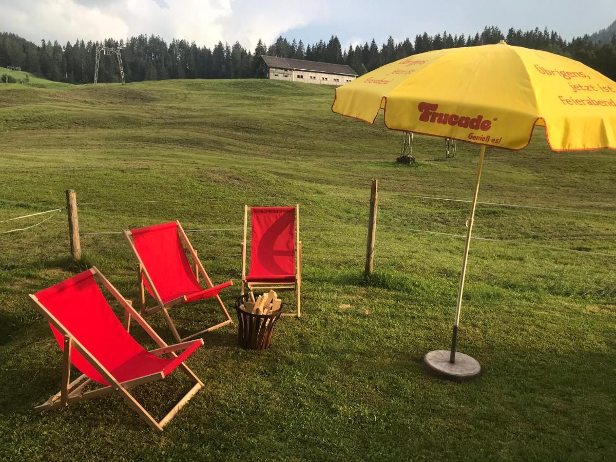 Ferienwohnung Bergblick Am Rande Der Wildnis Sibratsgfäll Exteriér fotografie